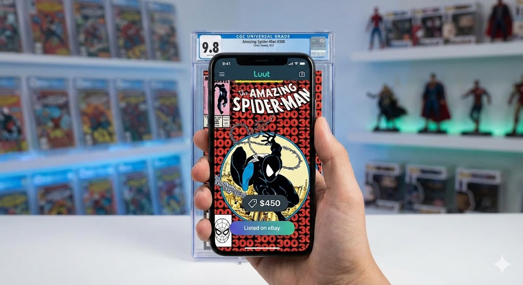 Luut App Scanning a Comic